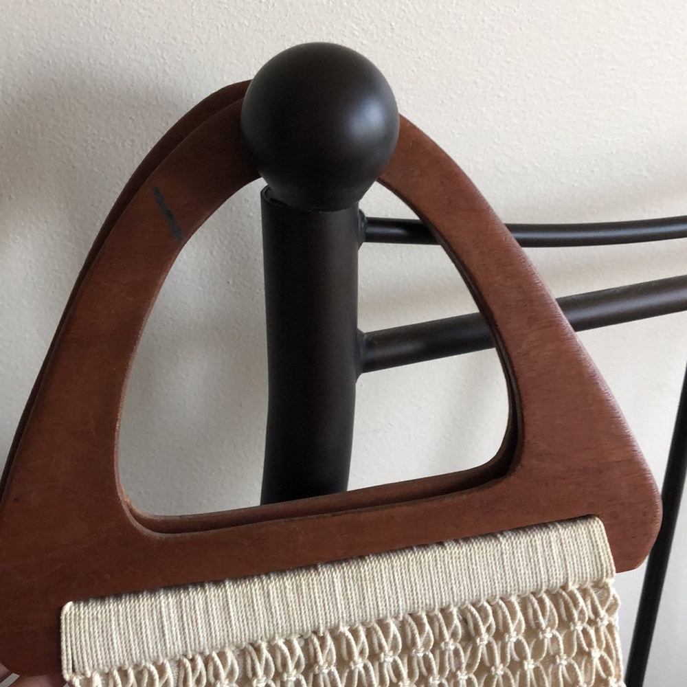 Vintage macrame handbag - Picture 10 of 17